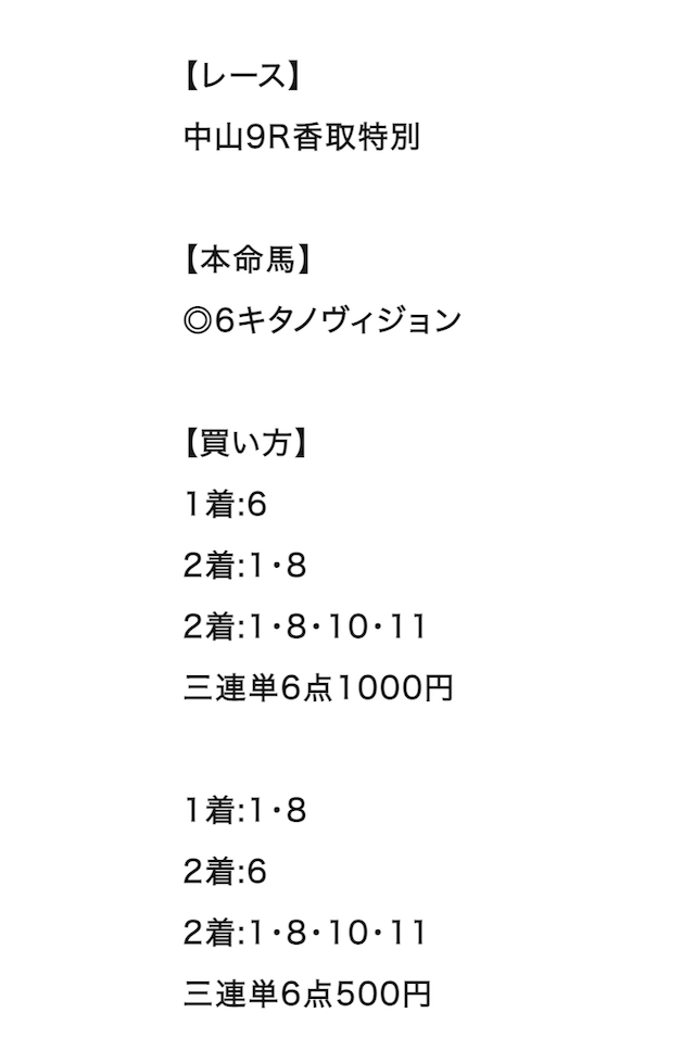 エコ競馬 無料予想2020年12月21日