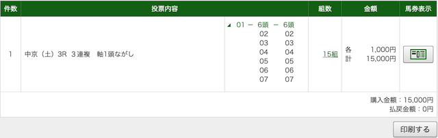 勝ち馬の定石 3月21日 中京3R PAT画像