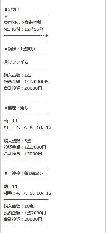 勝ちウマ王国06月26日無料予想