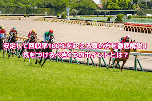競馬 回収率100%を超える買い方:サムネイル
