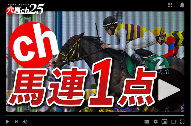 穴馬チャンネル：馬連予想