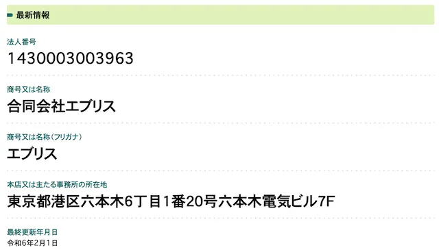 競馬ミニッツ：法人登録