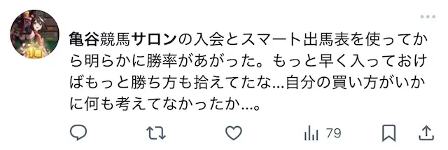 亀谷敬正サロンのXの口コミ2