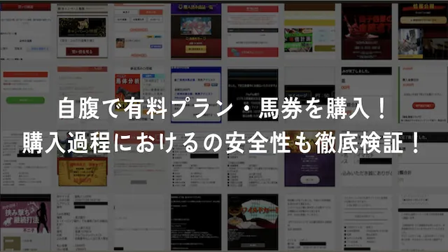 オトナの競馬の検証のポイントその1:有料予想の購入証明を掲載