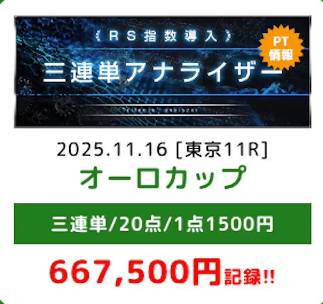 みどりの的中らんどの有料予想的中実績