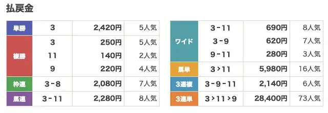 2026年5月19日 盛岡 7R-払戻金
