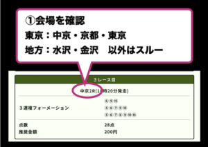 競馬ナンバーワンの無料予想の使い方1