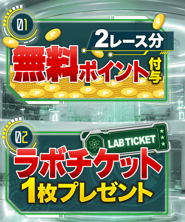 テキラボの登録特典